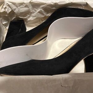 Marc Fisher black suede MLZALA pointed toe pump